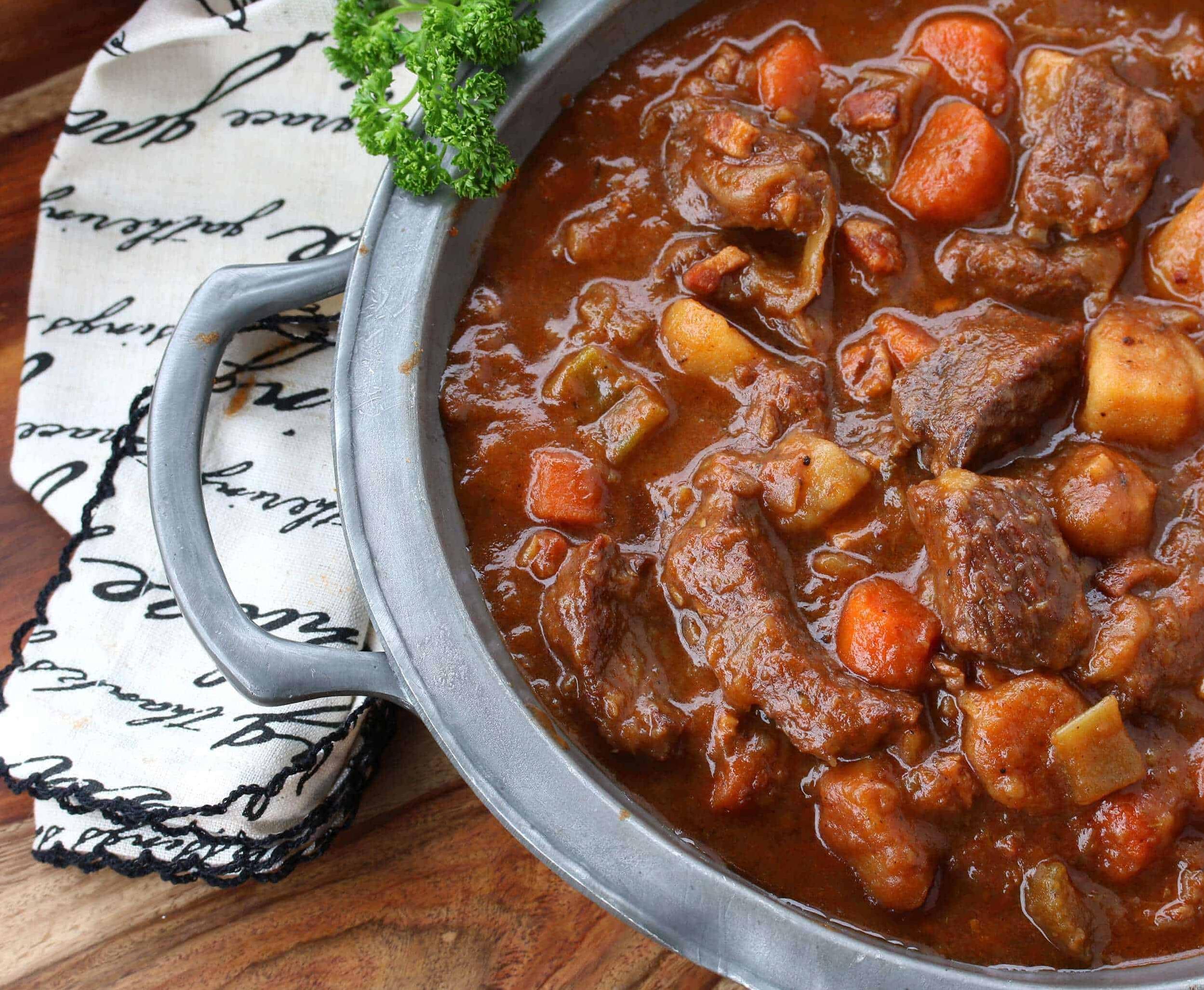  This stew is even better the day after, as the flavors continue to meld