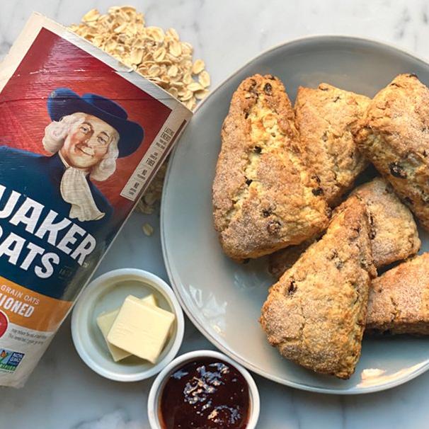  Top these scones with clotted cream and jam for a traditional English treat.