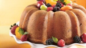 Triple Ginger Pound Cake