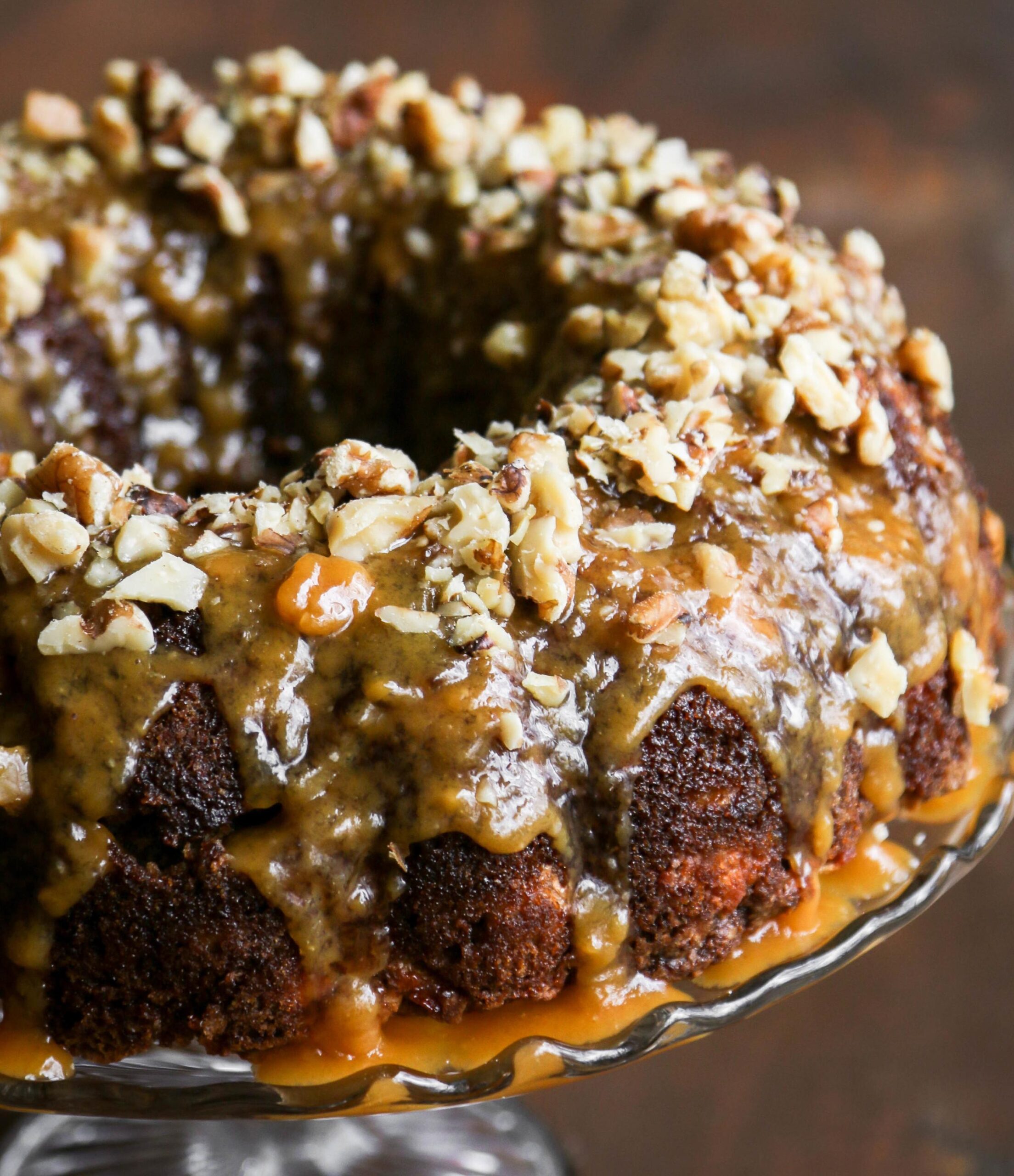 Walnuts give this cake the crunch you've been craving.