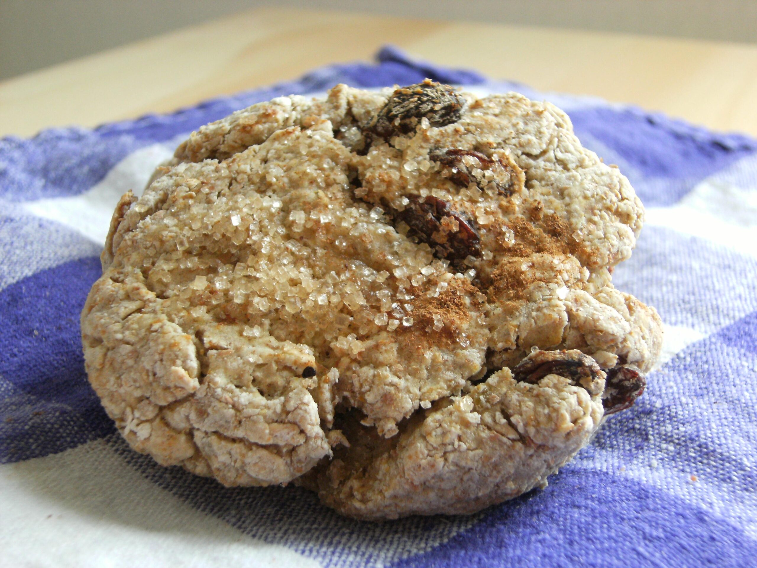  Warm, homemade scones fresh out of the oven.