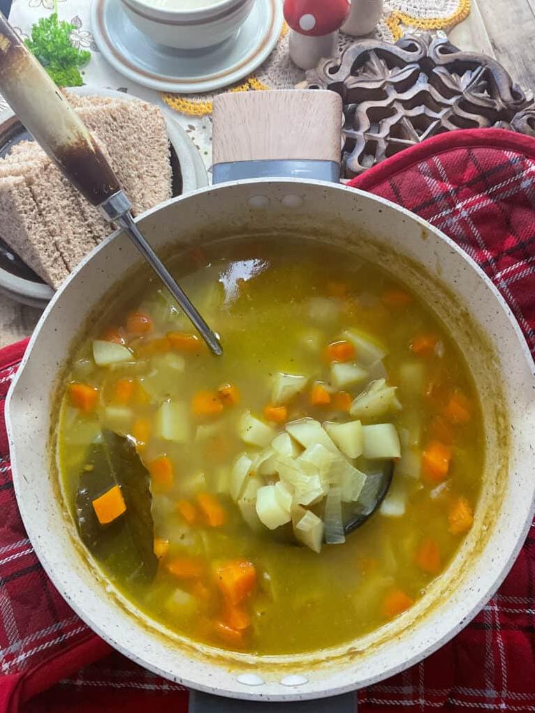  Warm up your insides with this delicious soup.