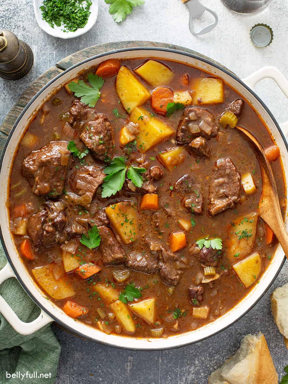  Warm up your kitchen and your soul with the delicious aromas of this Irish stew.