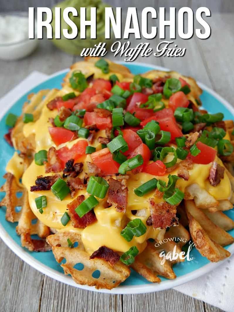  Warning: These Irish nachos are known to disappear quickly, so make a double batch.