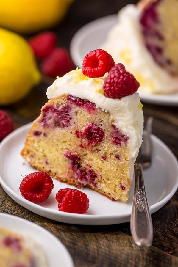 Indulge in Lemon-Raspberry Pound Cake Perfection