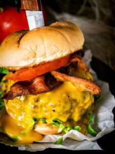 Welsh Rarebit Burgers