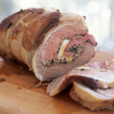 Welsh Rolled Stuffed Breast of Veal
