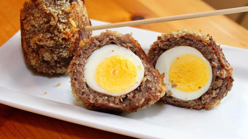  What's better than a boiled egg? A baked Scotch egg, that's what!