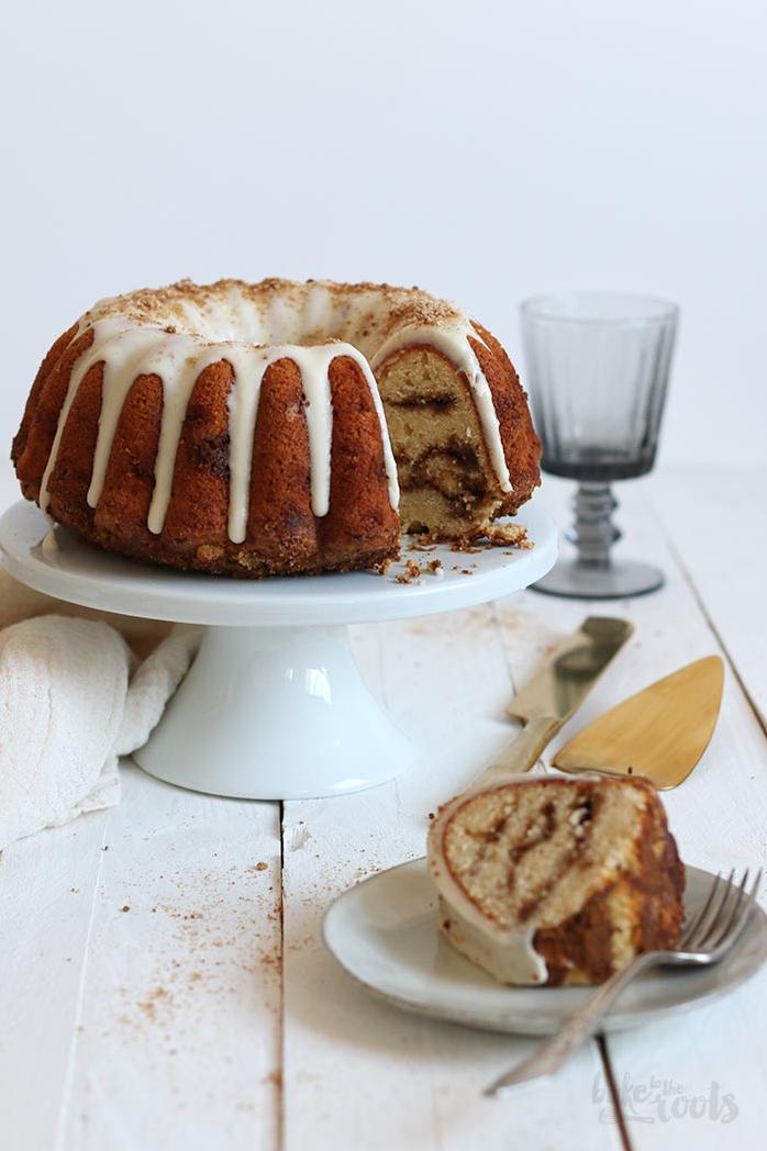  Whether brunch or dessert, this cinnamon-swirled almond pound cake is always a crowd-pleaser.