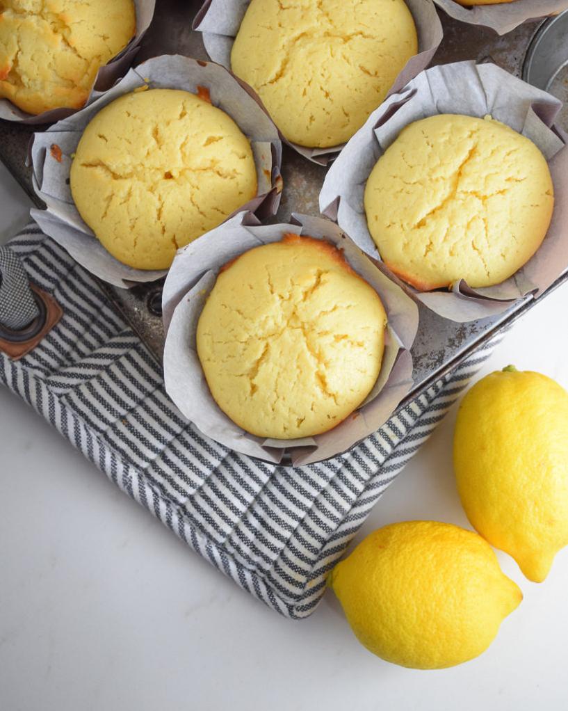  Whether for breakfast or a mid-day snack, these Lemon Pound Cake Muffins are the perfect pick-me-up.