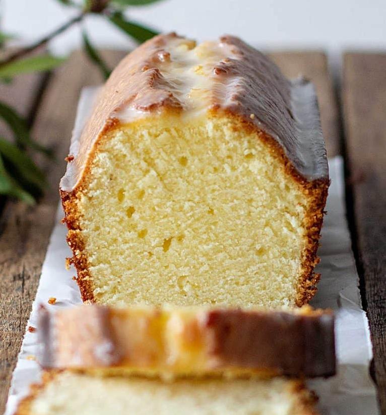  Who needs coffee when you can have a slice of this pound cake in the morning?