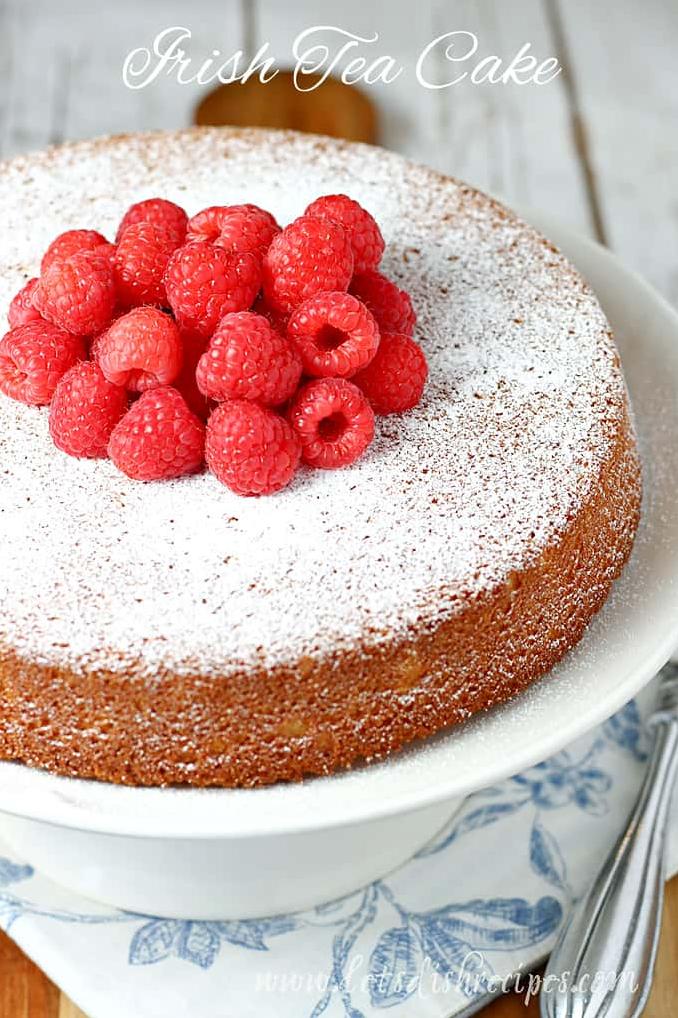  With a bit of glaze, this simple cake becomes a show-stopper!