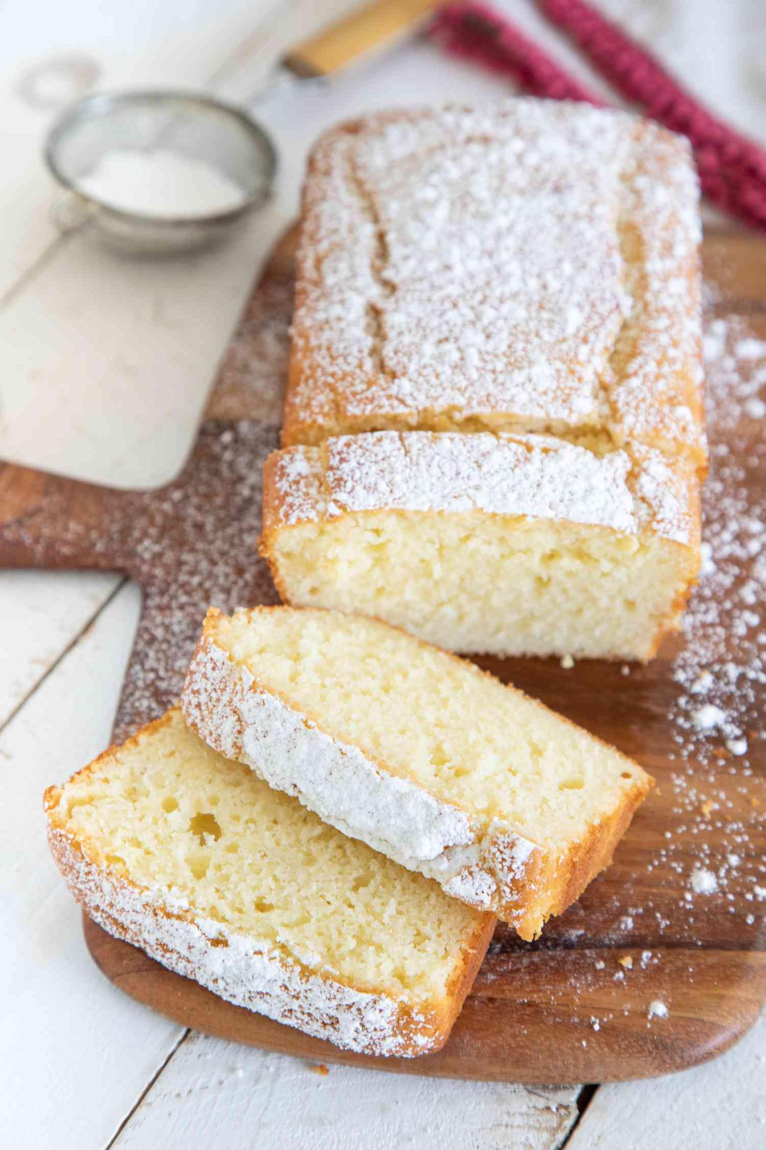  You can never go wrong with a classic pound cake made even better with yogurt.