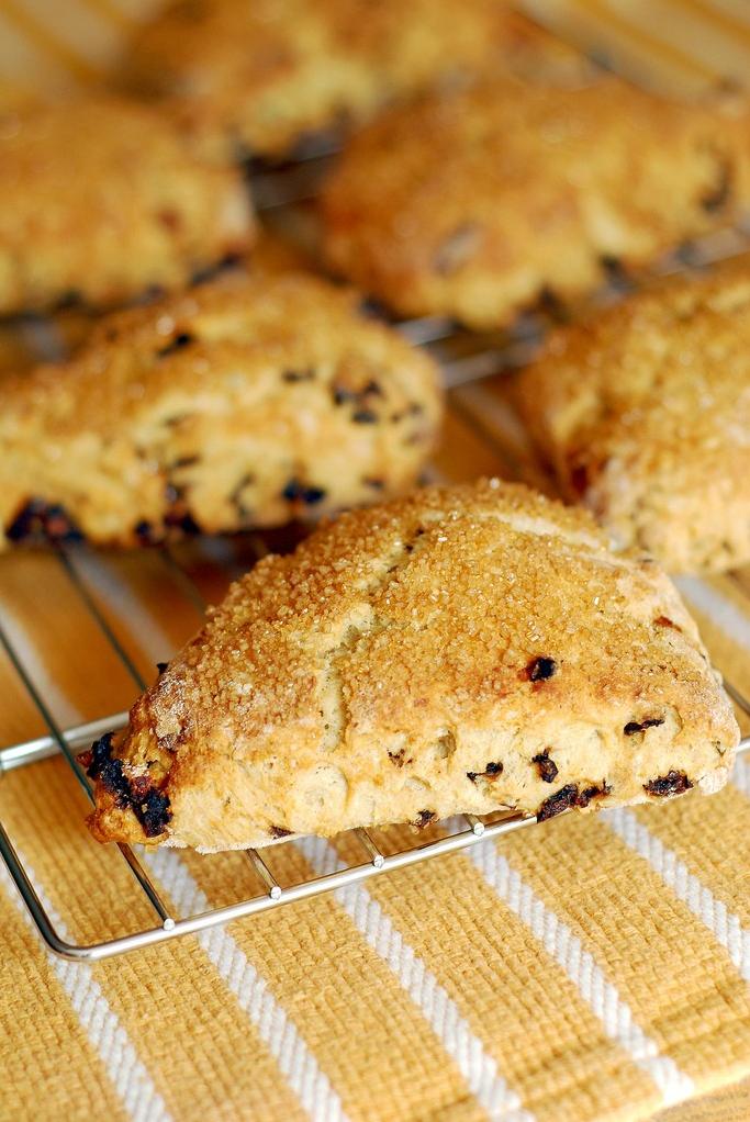 You can never go wrong with a classic scone recipe, but this one is taken up a notch with the addition of chewy, juicy dried cherries.